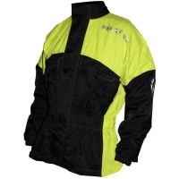 Richa Rain Warrior Jacket - Black / Fluo Yellow