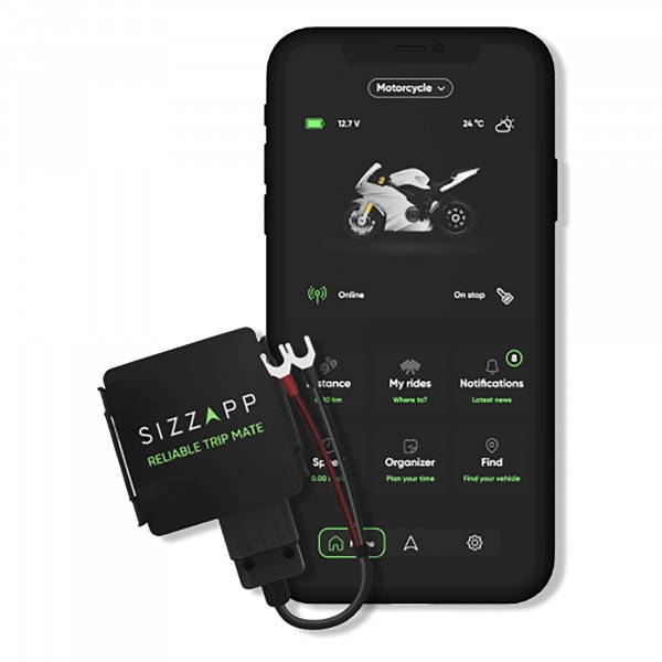 SIZZAPP 2-Wire GPS Max 4G Motorcycle Tracker
